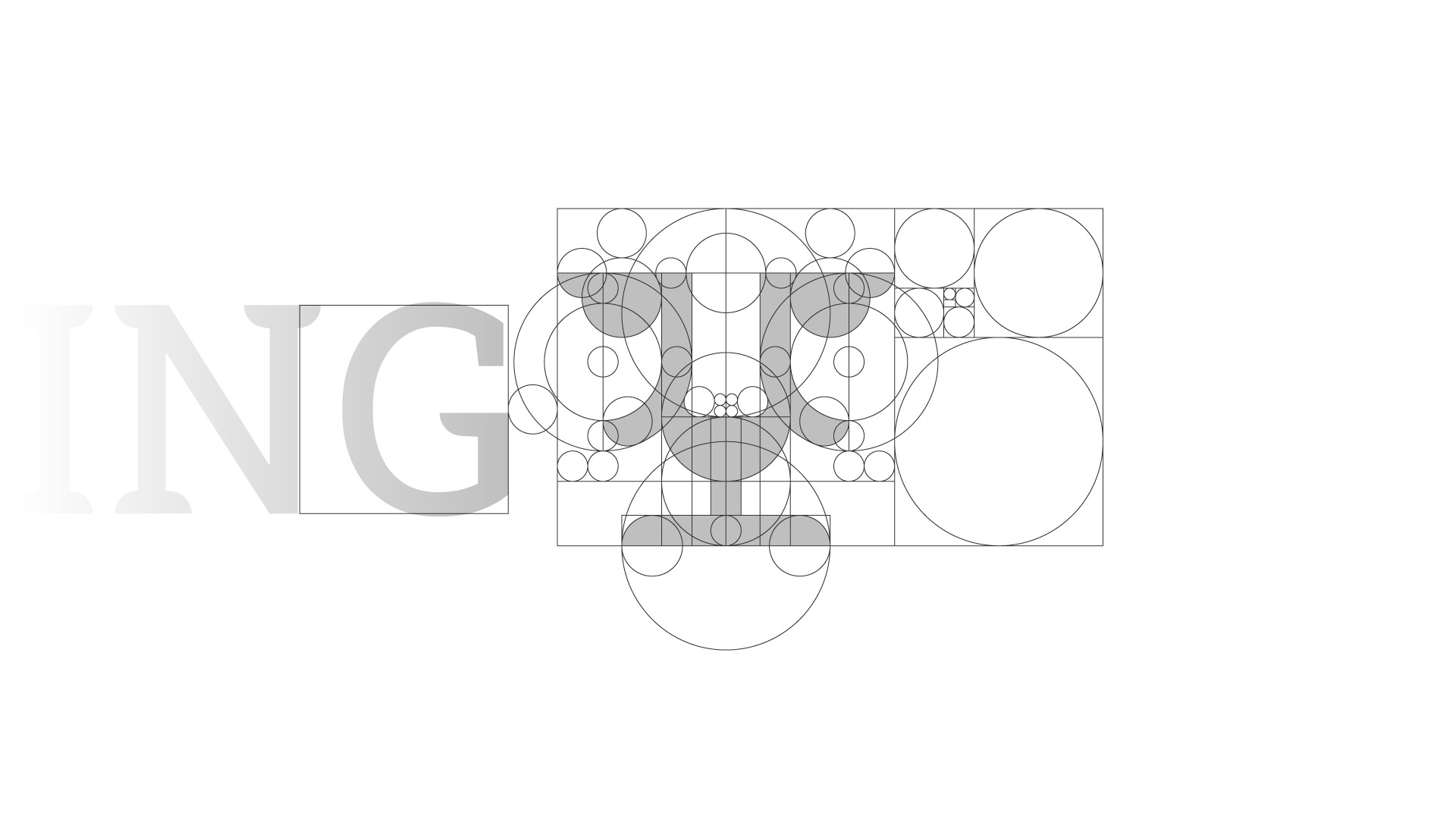 ING bank lion logo grid DZNEER